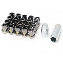 Picture of Project Kics R26 M12x1.25 Lug Nuts w/ Locks - Black