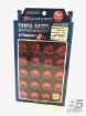 Picture of Rays Dura-Nut L42 12x1.25 Straight Type Red Lug Nuts w/Locks