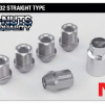 Picture of Rays Dura-Nut L32 12x1.25 Straight Type Red Lug Nuts w/Locks