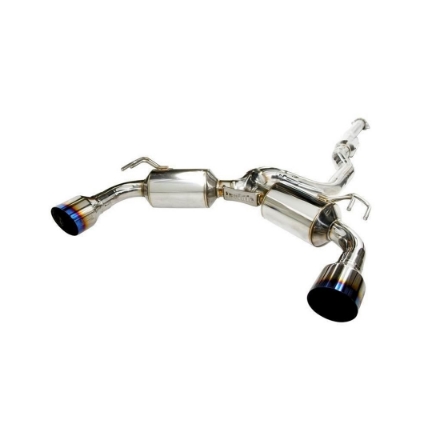 Picture of Invidia N2 Cat-back Exhaust Dual Titanium Burnt Tips - 2013-2020 BRZ/FR-S/86