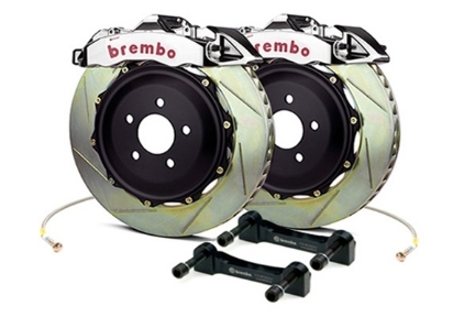 Picture of Brembo GT-R Systems FRS/86/BRZ 4 POT 345x28 Nickel Plated Front Brake Kit