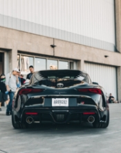 Picture of Fly1 Motorsports Zakustech Rear Windshield Louvers - 2020+ GR Supra