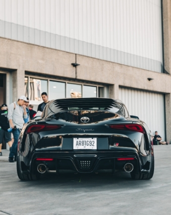 Picture of Fly1 Motorsports Zakustech Rear Windshield Louvers - 2020+ GR Supra
