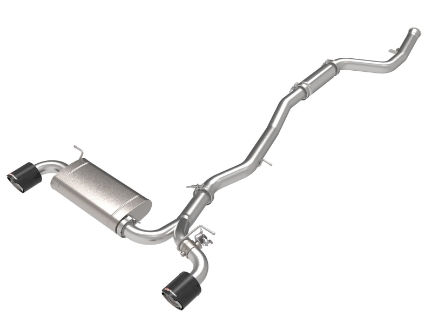 Picture of aFe Takeda 2-1/2 IN to 3 IN 304 Stainless Steel Cat-Back Exhaust System w/ Carbon Fiber Tip - 2020+ GR Supra 2.0