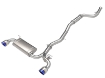 Picture of aFe Takeda 2-1/2 IN to 3 IN 304 Stainless Steel Cat-Back Exhaust System w/ Blue Flame Tip - 2020+ GR Supra 2.0