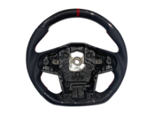 Picture of Rexpeed  Supra 2020+ Gloss Carbon Fiber Red Stripe Steering Wheel