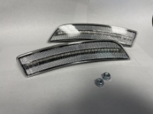 Picture of 86Speed OEM Style Front Bumper Reflector Lights - Clear Lens/Amber LED - 2022+ BRZ/GR86
