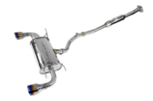 Picture of Invidia Q300 Cat-back Exhaust Titanium Burnt Tips - 2013-2020 BRZ/FR-S/86