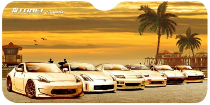 Picture of Tomei Sunshade Z Car Sunset Huntington Beach
