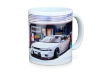 Picture of Tomei White Mug R33 GT-R Car Life Garage
