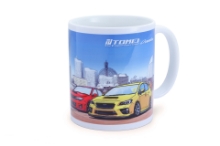 Picture of Tomei White Mug WRX/STI Minatomirai Yokohama