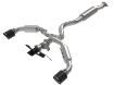 Picture of aFe Gemini GR Corolla XV 3 IN to 2-1/2 IN 304 Stainless Steel Cat-Back Exhaust System w/ Cut-Out (Carbon Fiber Tip) - 2023+ GR Corolla