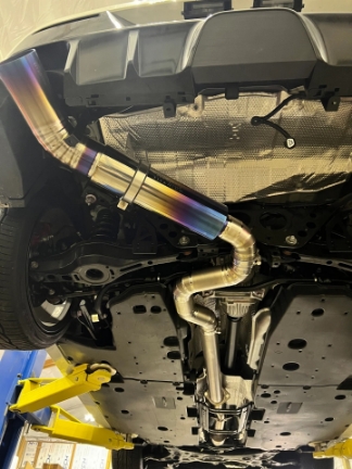 Picture of RK Titanium Track Edition Drivers Exit Exhaust - 2023+ GR Corolla