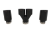 Picture of XFORCE Matte Black Exhaust Tip Set - 2023+ GR Corolla