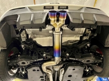 Picture of RK Titanium Signature Dual-Tip Center Exit Exhaust - 2023+ GR Corolla