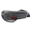 Picture of AlphaRex 2013-2020 FRS/BRZ/GT86 CSL Laser Style LUXX-Series LED Tail Lights (Black Clear)