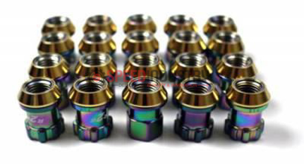 Picture of Project Kics R26 M12x1.25 Lug Nuts w/ Locks - NeoChrome