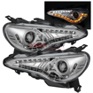 Picture of Spyder BRZ Projector Headlights W/DRL LED (Non Halo)-Black