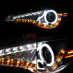 Picture of Spyder FRS Projector Headlights w/LED DRL (CCFL HALO)-Black