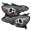 Picture of Spyder BRZ Projector Headlights W/DRL LED (CCFL Halo)-Black