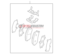 Picture of Toyota Front Pads