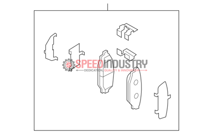 Picture of Toyota Rear Pad Kit