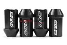 Picture of Rays Dura-Nut L42 12x1.25 Straight Type Black Lug Nuts w/Locks