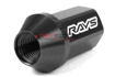 Picture of Rays Dura-Nut L42 12x1.25 Straight Type Black Lug Nuts w/Locks
