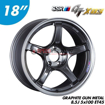 Picture of SSR GTX03 18x9.5 +38 5x100 Black Graphite Wheel