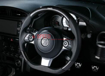 Picture of TOMS Racing Carbon & Black Leather Steering Wheel 2017-2021 Toyota 86