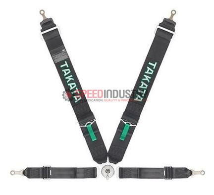 Picture of Takata ASM Race 4-Point Bolt-On Harness (Black Version)