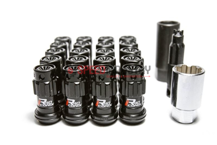 Picture of Project Kics R40 Iconix M12x1.25 Lug Nuts w/Locks - Black