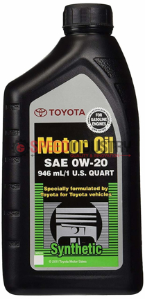 Picture of Toyota OEM 0w-20 Motor Oil 1qt