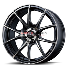 Picture of WedsSport SA10R 18x8.5 +45 5x100 Zebra Black Clear