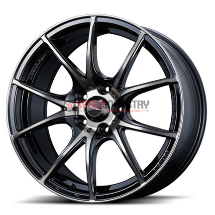Picture of WedsSport SA10R 18x8.5 +45 5x100 Zebra Black Clear
