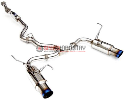 Picture of Invidia N1 Cat Back Exhaust Titanium Tip 15+ WRX STI -HS15STIGTT