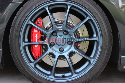 Picture of Volk ZE40 Matte Blue Gunmetal 18x8.5 +45 5x100