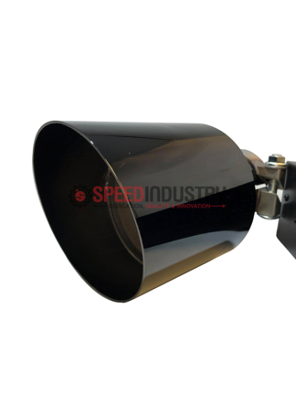 Picture of MXP Comp RS Slash Cut Exhaust Tip - Black Chrome FR-S / BRZ (PAIR)