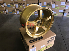 Picture of Gram Lights 57CR 18x9.5 5x100 +38 Gold Wheel