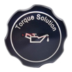 Torque Solution Billet Oil Cap Black