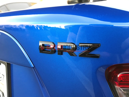 BRZ Black Letter Trim Kit