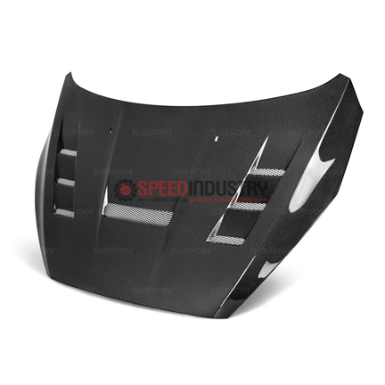 Picture of Seibon 15-17 Ford Focus TV-Style Carbon Fiber Hood