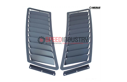 Picture of Verus Hood Louver kit GT Spec Hood Black - Mustang GT 15+