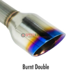 Picture of Remark Axleback Muffler Delete Double Wall Burnt Tip - 2013-2020 BRZ/FR-S/86