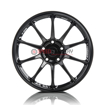 Picture of Titan 7 T-R10 18x9.5 +40 5x100 - Machine Black - FRS/86/BRZ