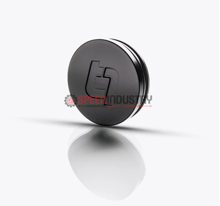 Picture of Titan 7 Center Caps - Machine Black (4pk)