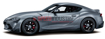 Picture of WedsSport RN-05M 18in Gloss Black A90 MKV Supra GR 2020+ (Front and Rear Fitment)