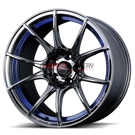 Picture of WedsSport SA10R 18x9.5 +45 5x114.3 Blue Light Chrome