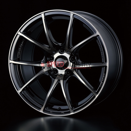 Picture of WedsSport SA10R 18x7.5+45 5x114.3 Zebra Black Clear