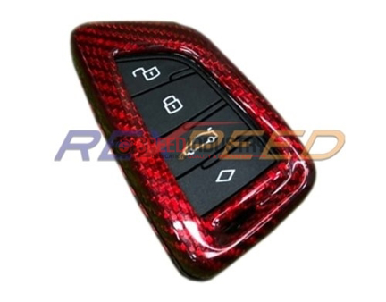 Picture of Supra 2020 Dry Carbon Key Fob Cover - Red Weave